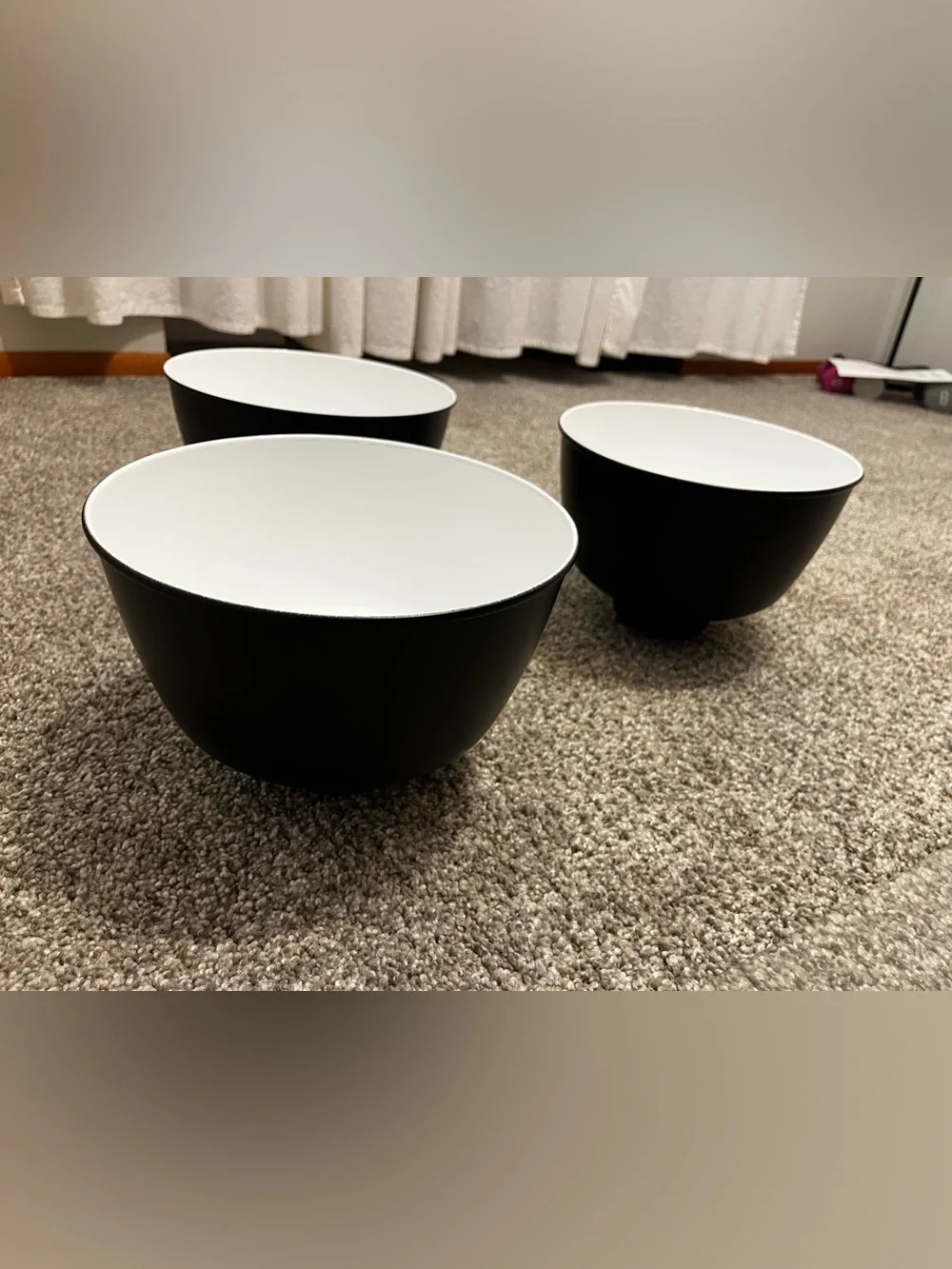 Matte Black Bathroom Vanity Light SHADES ONLY (SET OF 3)